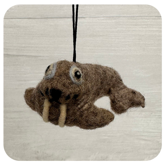 Fair Trade Felted Walrus