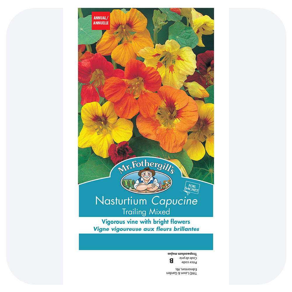 seeds for trailing plants Trailing Mixed Nasturtium Seeds