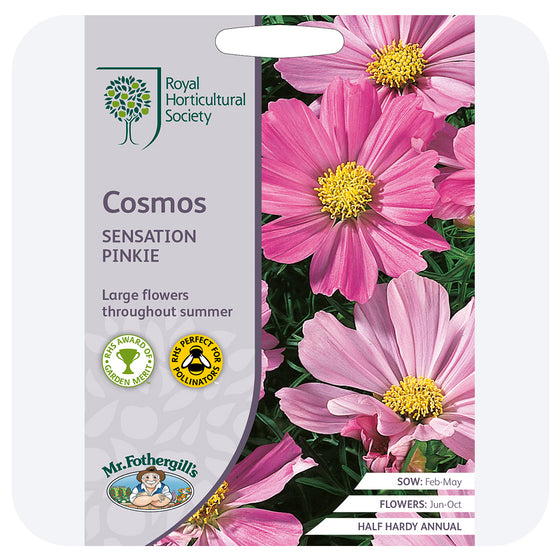 Cosmos 'Sensation Pinkie' Seeds