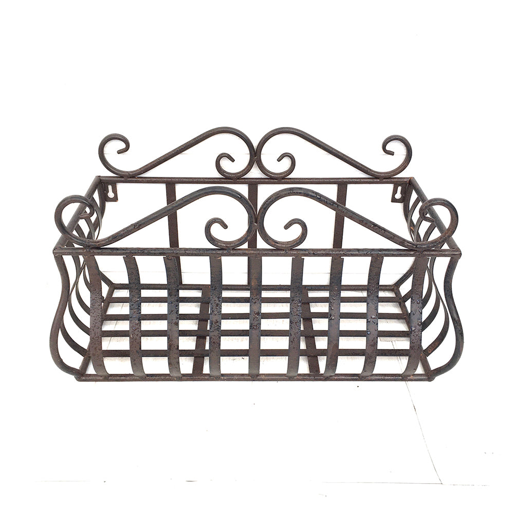 Antique Scroll Wall Planter