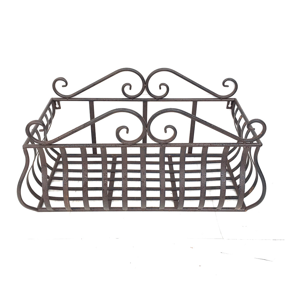 Antique Scroll Wall Planter