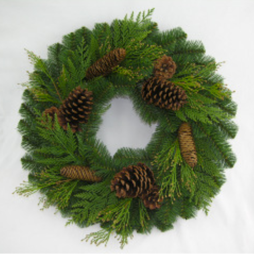 Fir and Cones Wreath