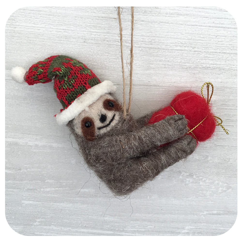 Christmas Sloth