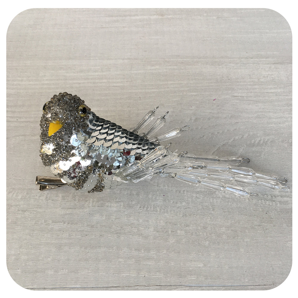 Small Jewelled Bird Clip