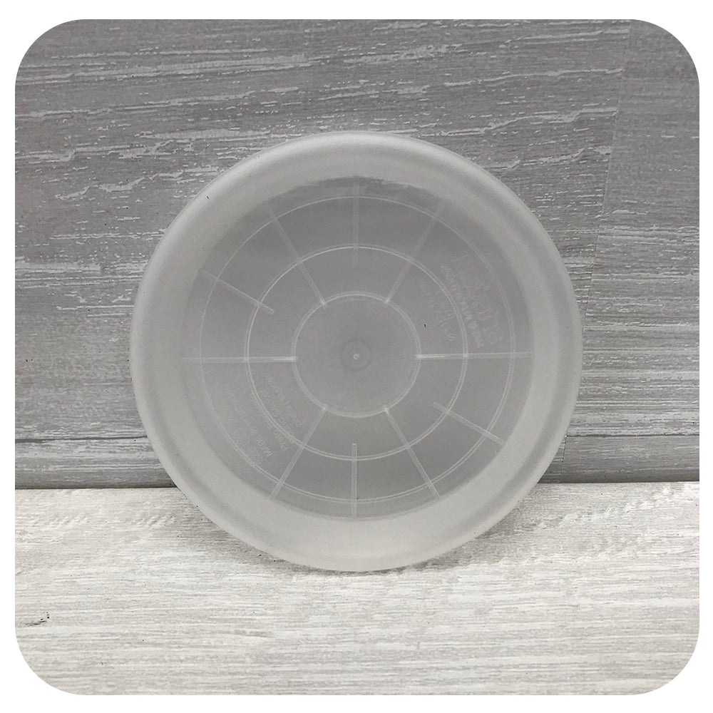 Semi-Transparent Plastic Saucer