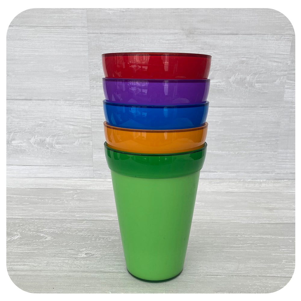 Crescent Plastic Colour Pot