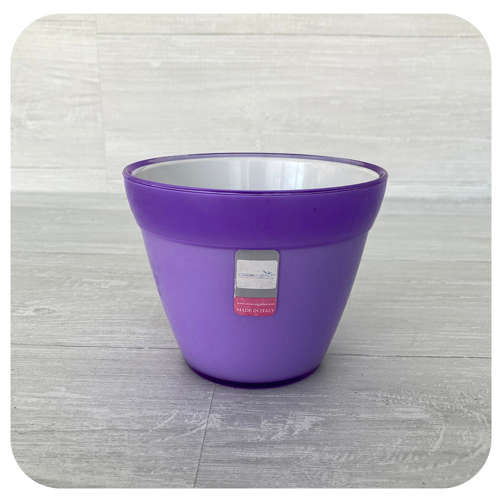 Crescent Plastic Colour Pot