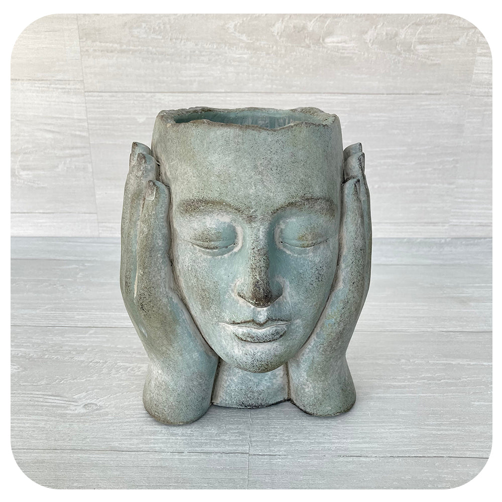 Head in Hands Ponder Planter