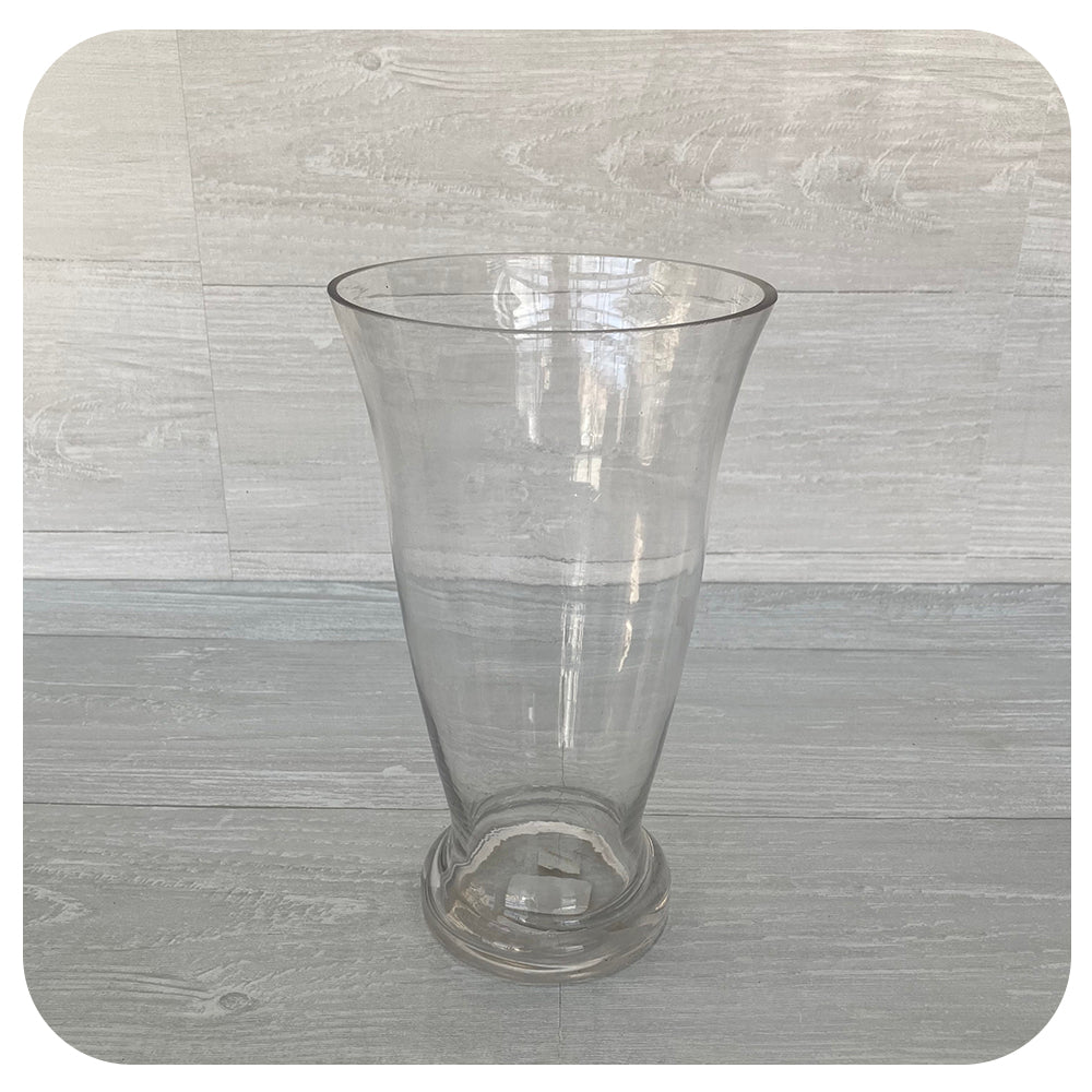 Clear Tulip Vase