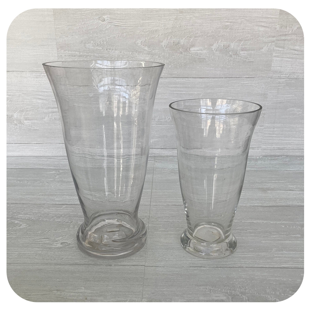 Clear Tulip Vase