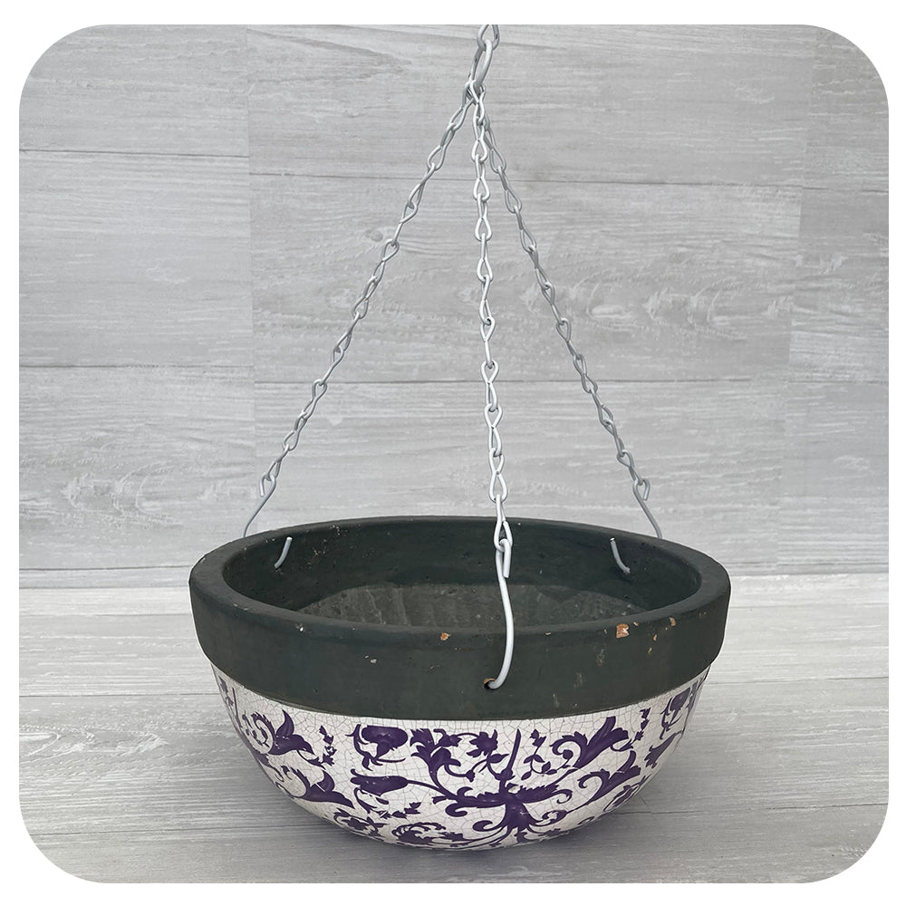 Long Tom Ceramic Hanging Basket