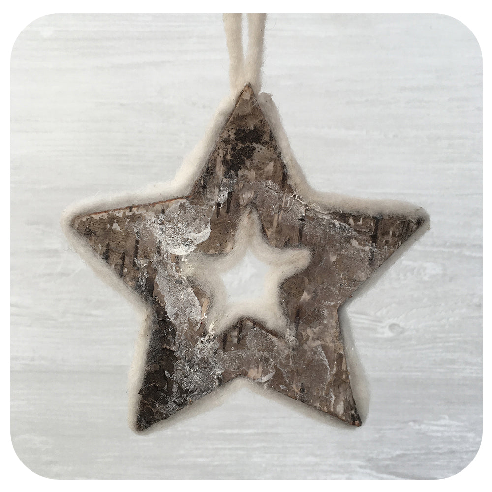 Fleece Lined Birch Star