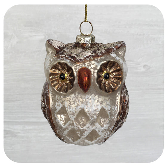 Chunky Glass Owl