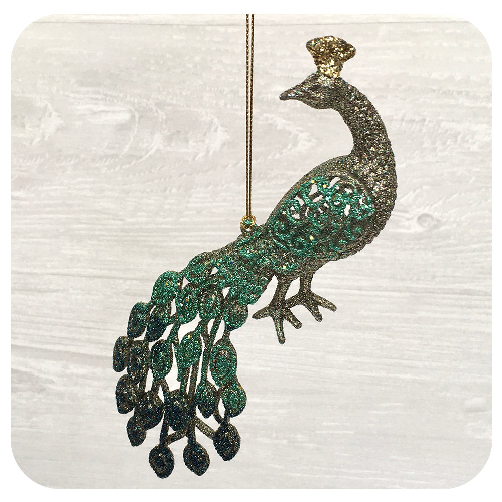 Glitter Peacock
