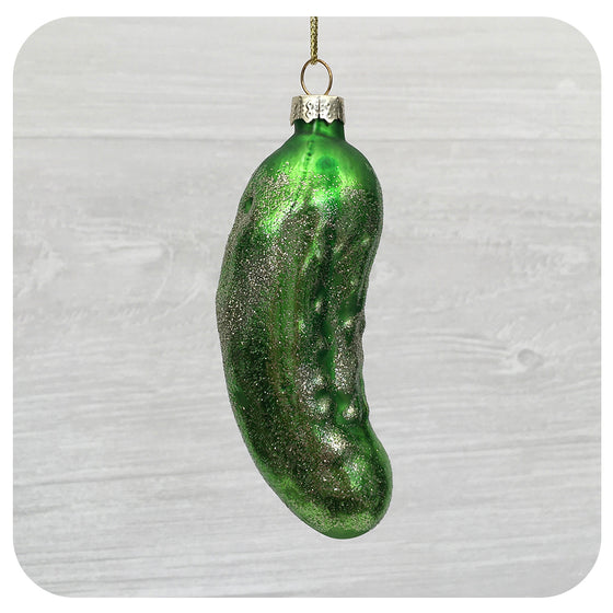 Large Glass Pickle