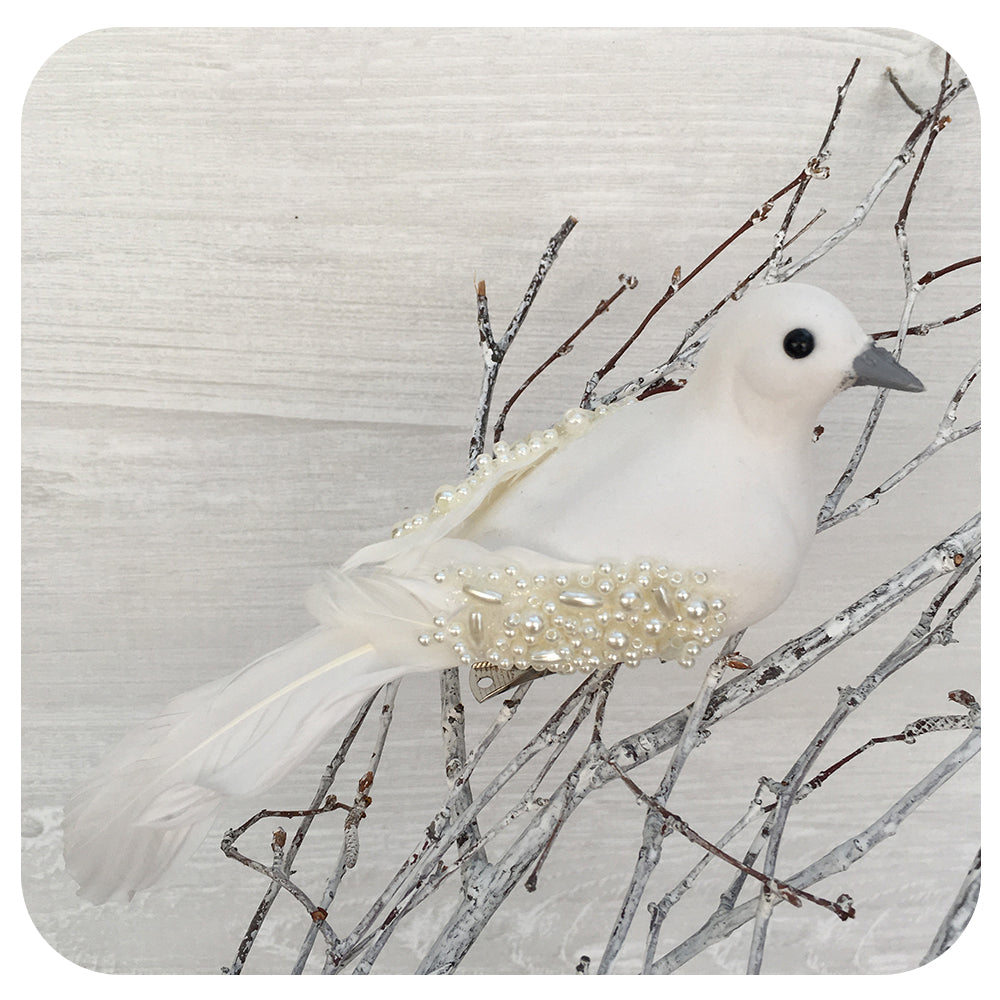Pearl Dove Clip