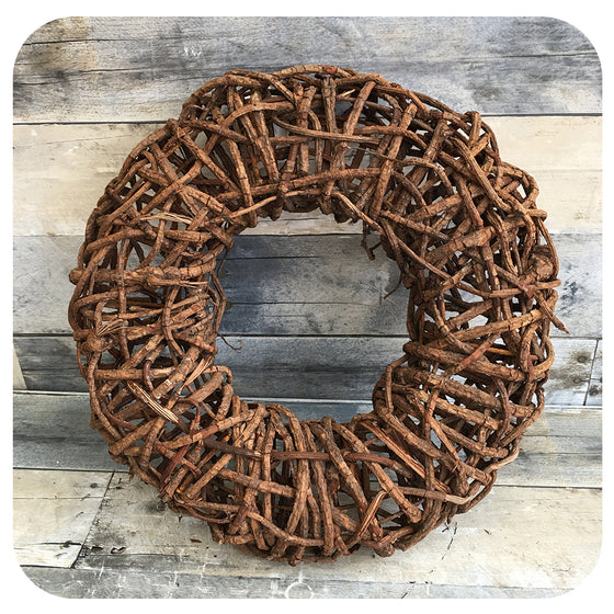 Weaved Wood Wreath