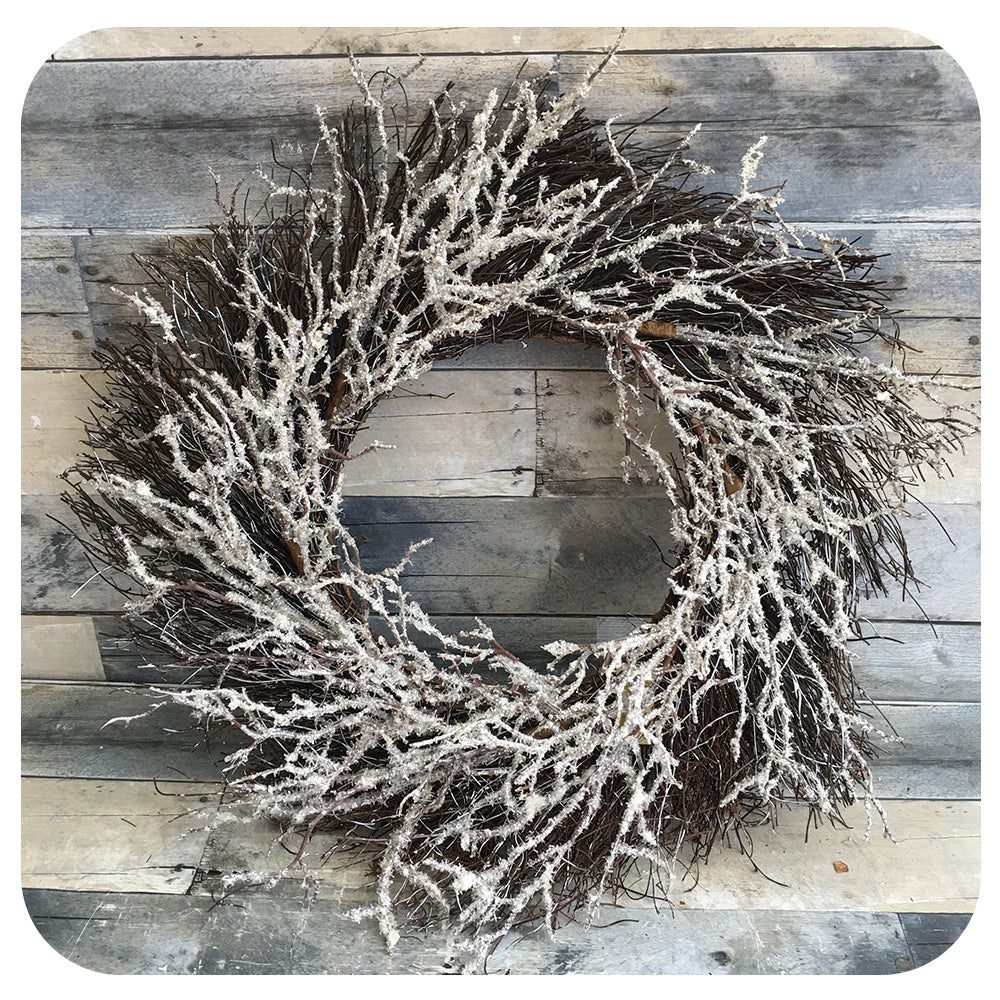 Frosty Branches Wreath