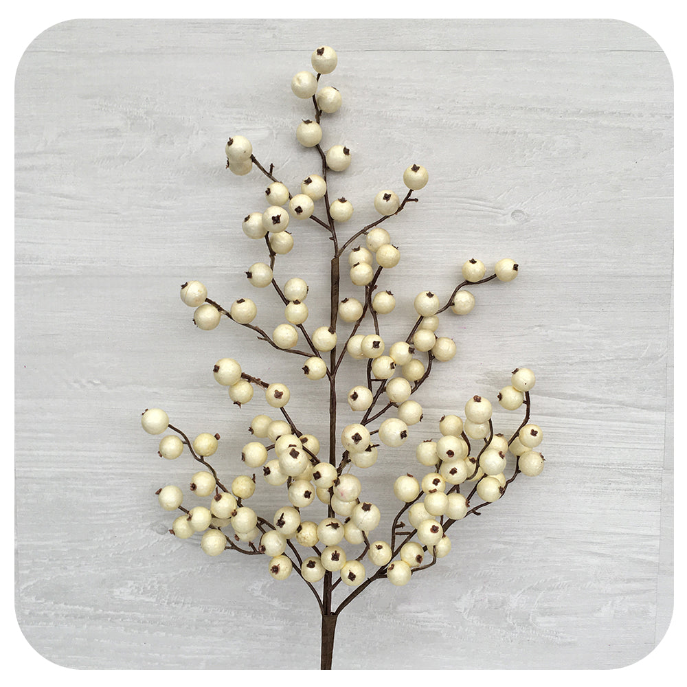Crabapple Stem - White