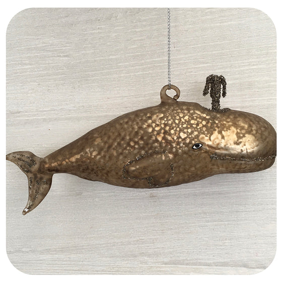 Gold Spouting Whale