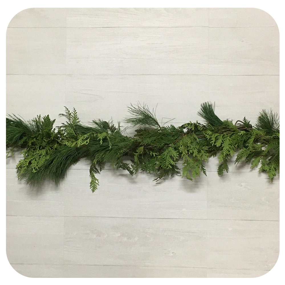 Cedar and Pine Mixed Garland