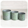 Copper Green Cylinder Pot