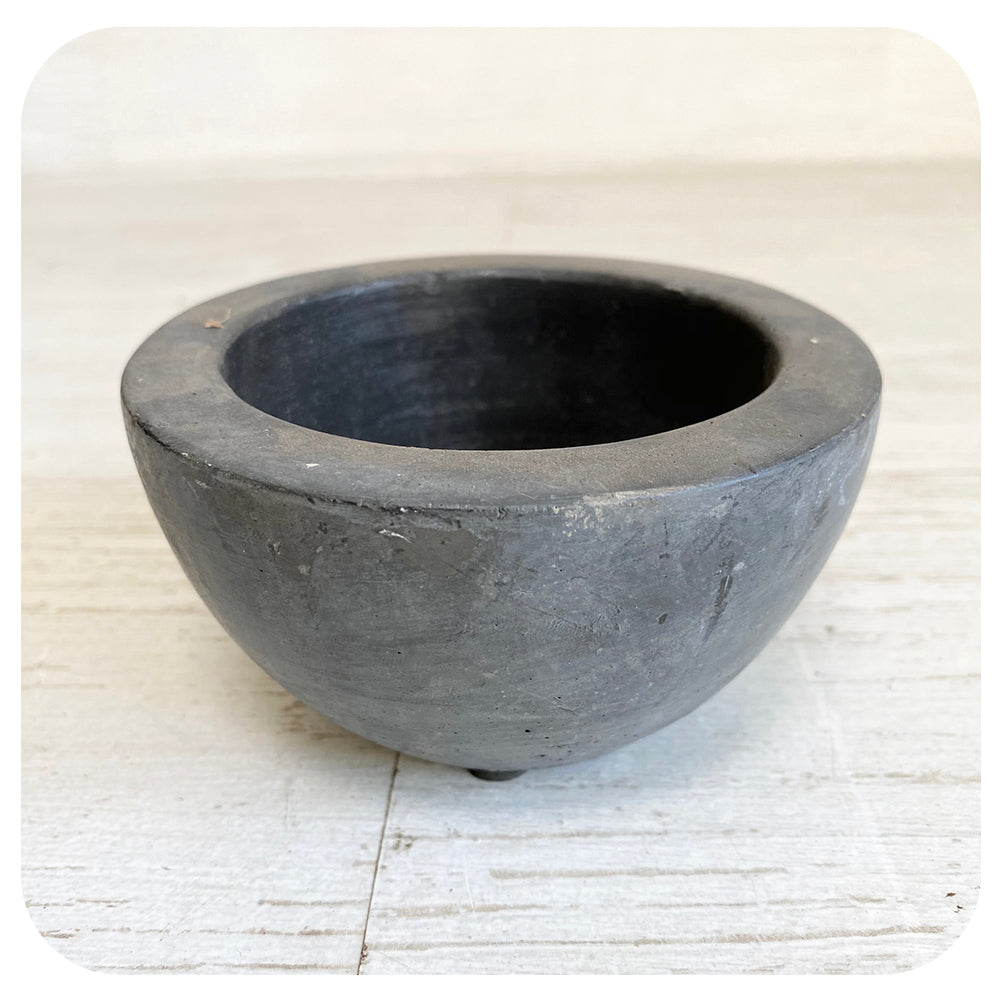 Half Circle Cement Pot