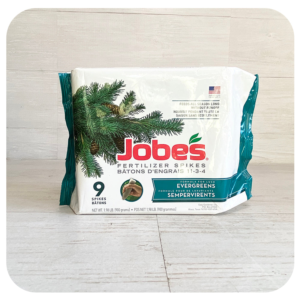 Jobe’s Evergreen Fertilizer Spikes