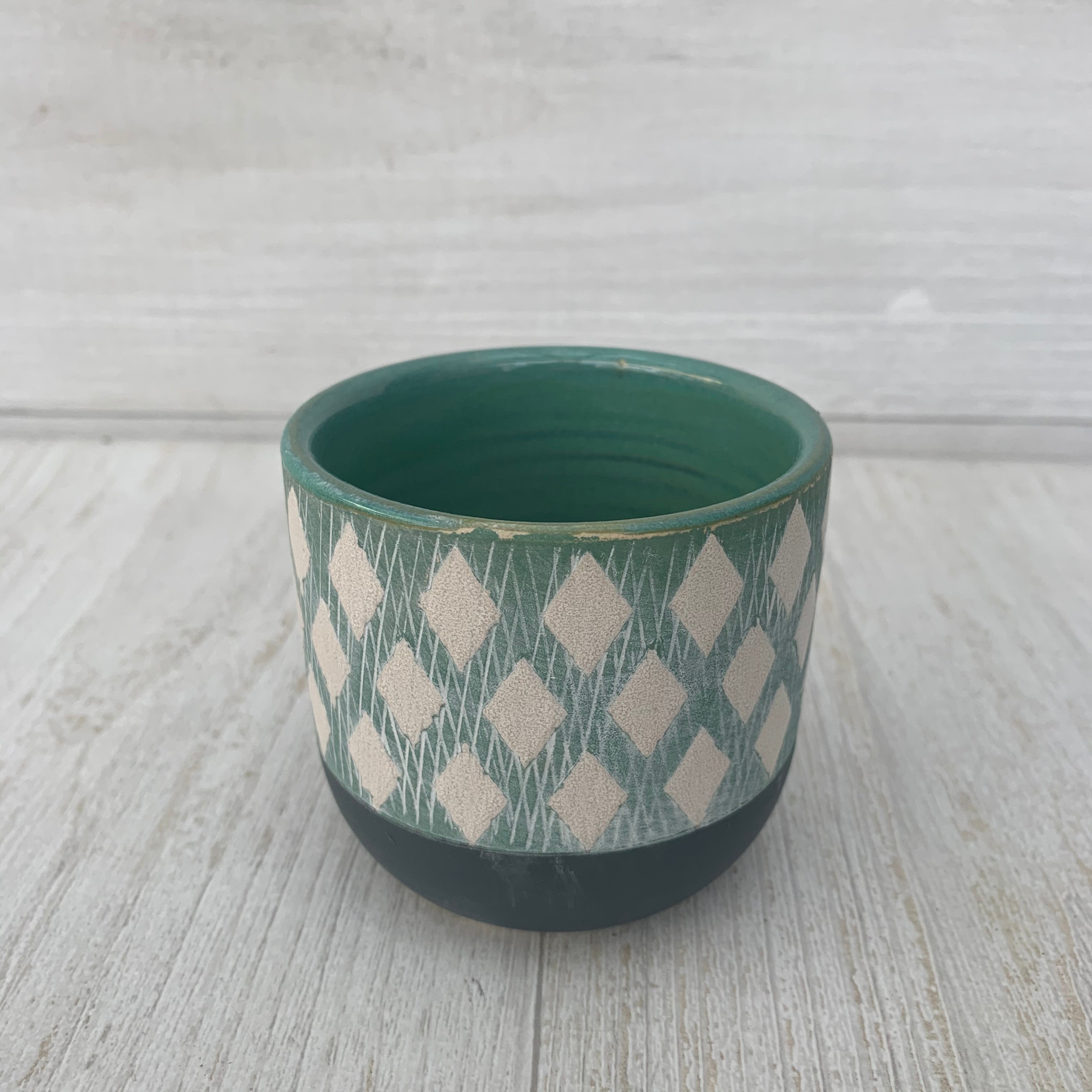 Triangle Color Pot Triangle Design Pot Collection - Davenport Garden Centre