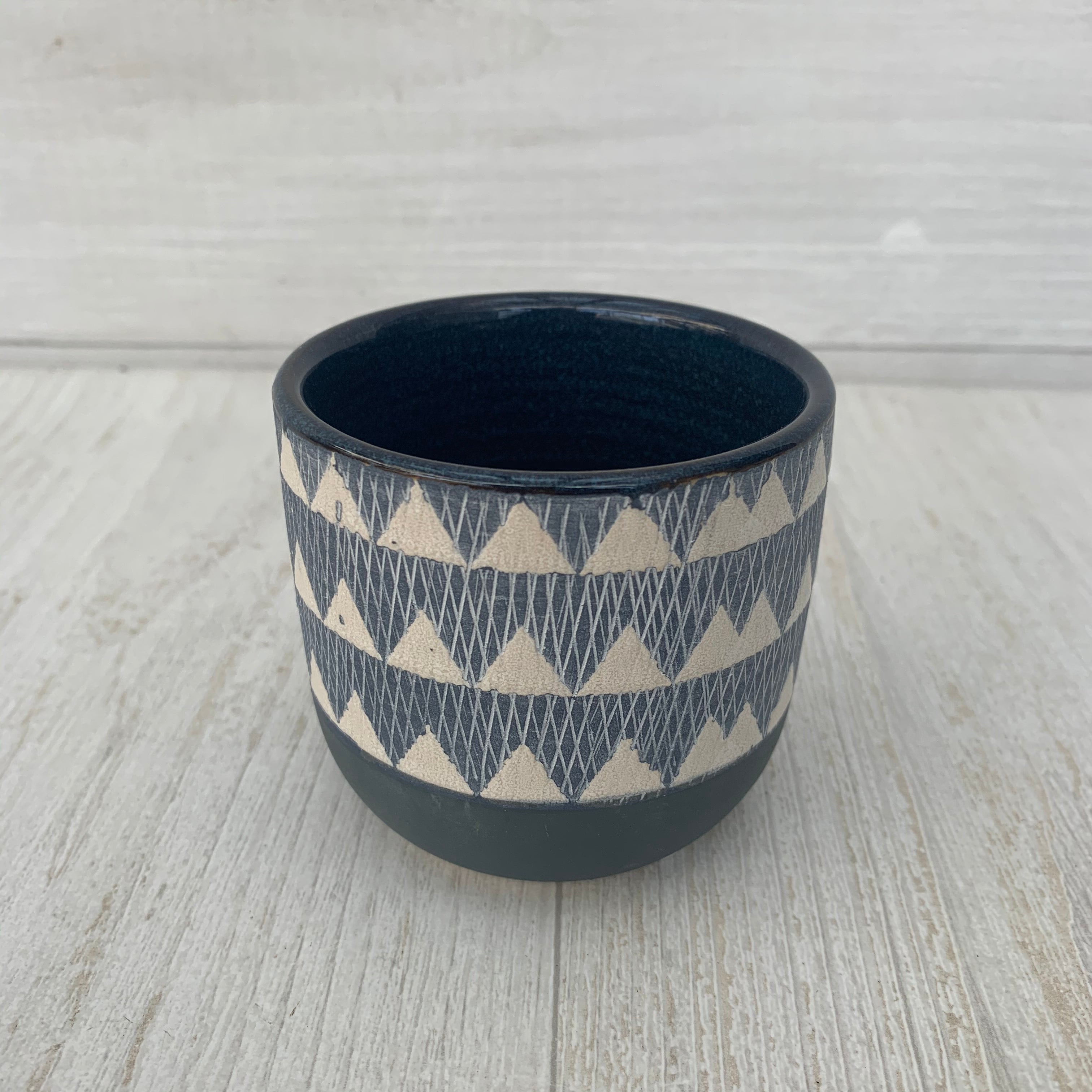 Triangle Color Pot Triangle Design Pot Collection - Davenport Garden Centre