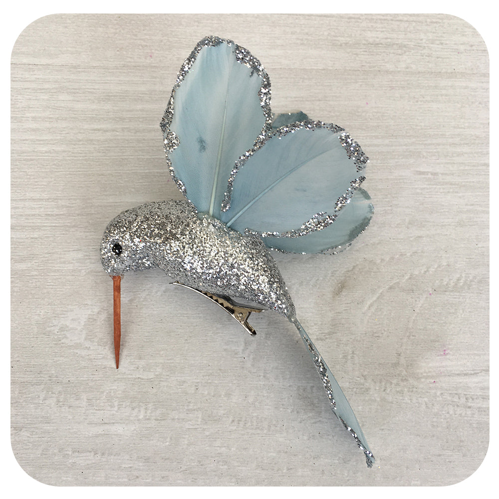 Glitter Hummingbird Clip Collection