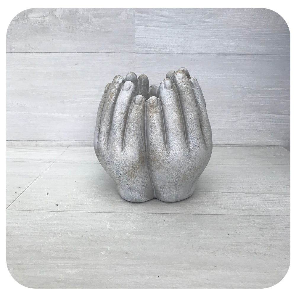 Tall Hands Planter
