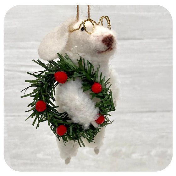 Sheep with Wreath