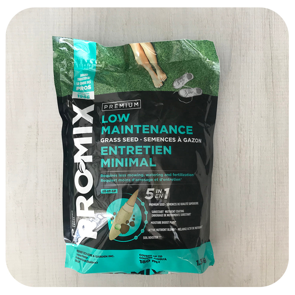 pro mix low maintenance grass seed Promix Low Maintenance 5 in 1 Grass Seed