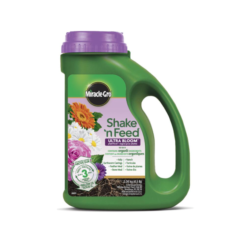 Miracle Gro Shake & Feed Ultra Bloom Plant Food 10-18-9