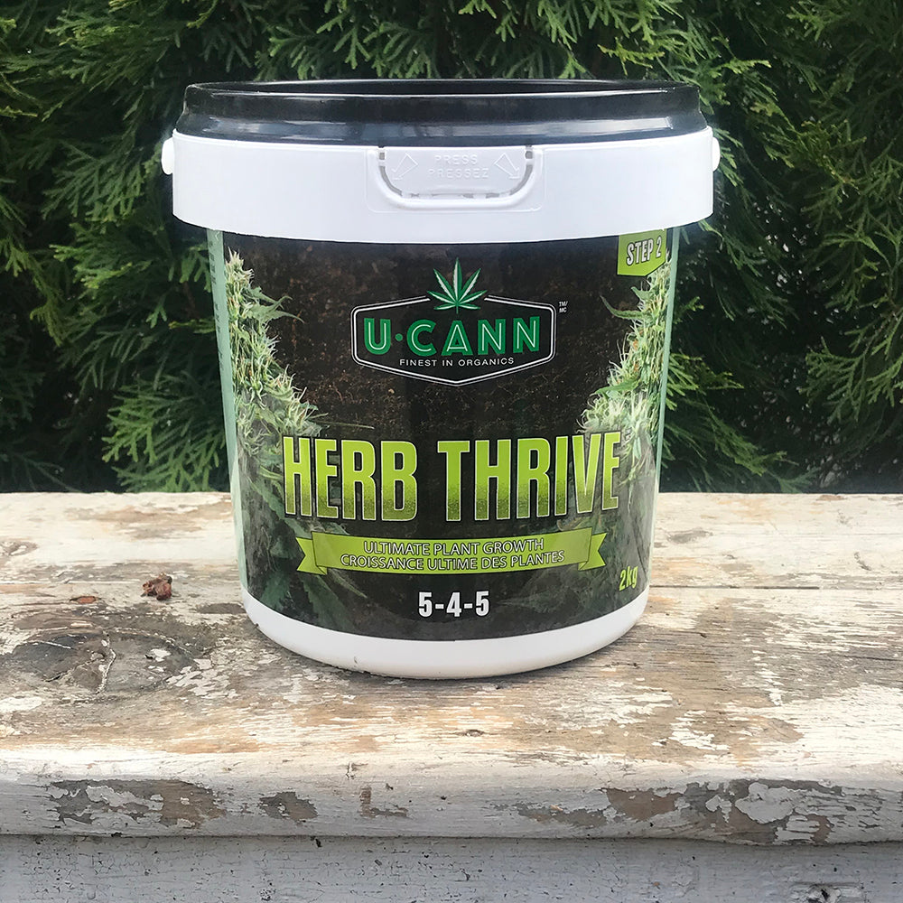 U-Cann Herb Thrive Organic Cannabis Fertilizer: 5-4-5 -  Step 2