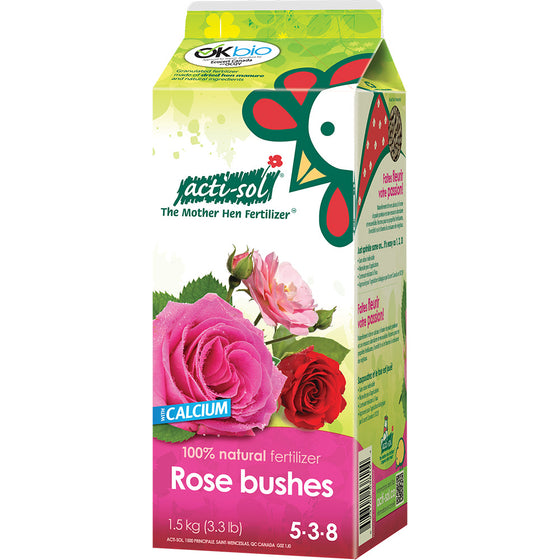 Actisol Rose Bushes Organic Fertilizer 5-3-8