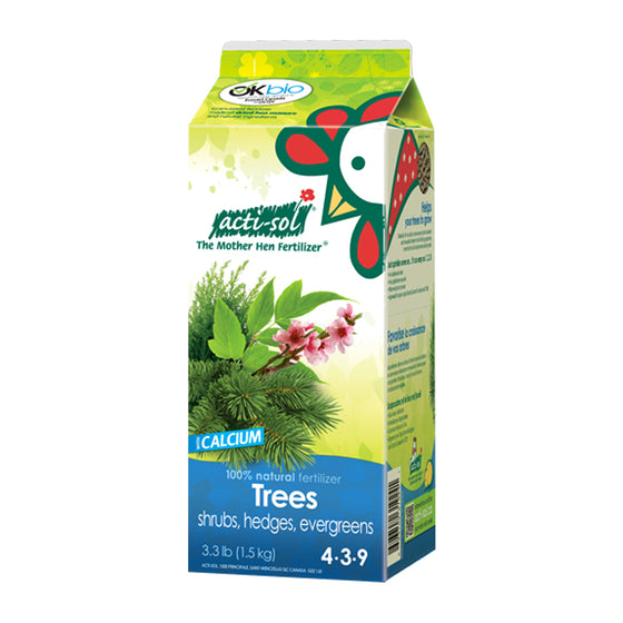 Actisol Trees, Shrubs, Hedges and Evergreens Organic Fertilizer 4-3-9