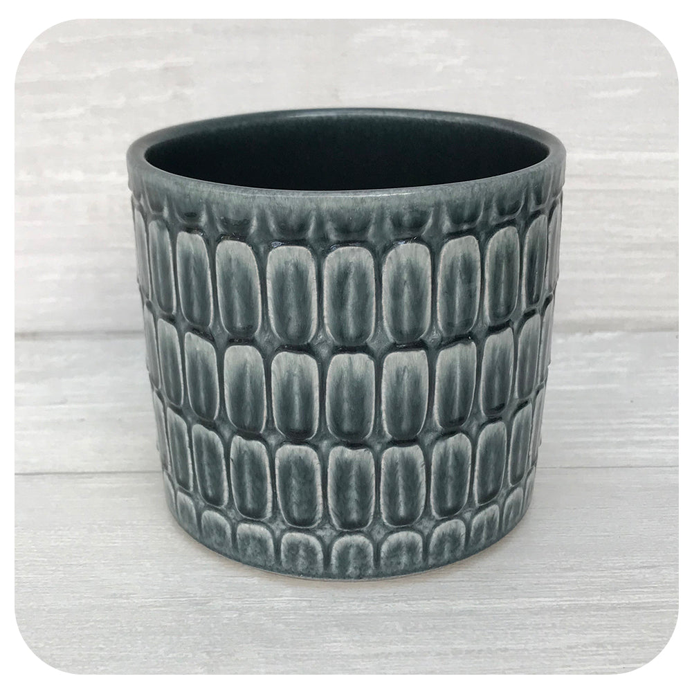 Glazed Patterned Pot