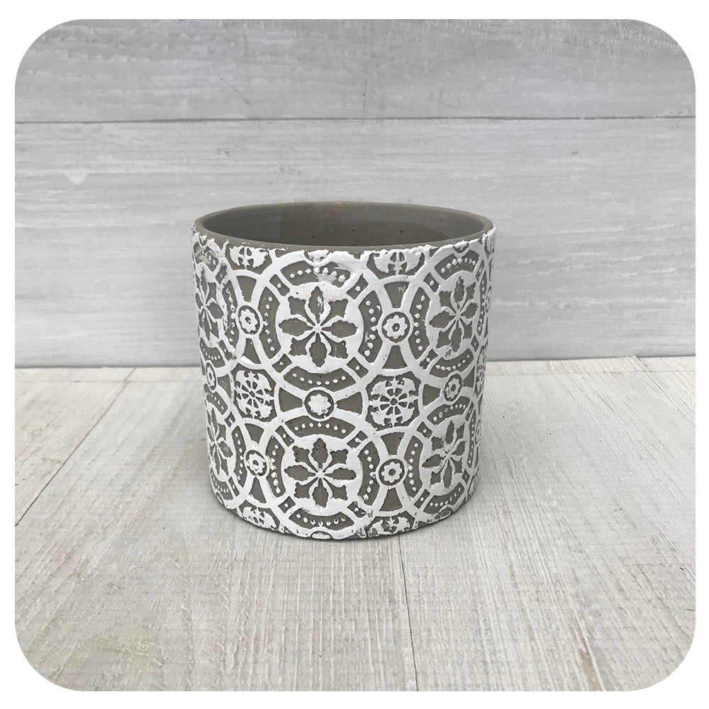 Amelie Indoor Cement Assorted Pot