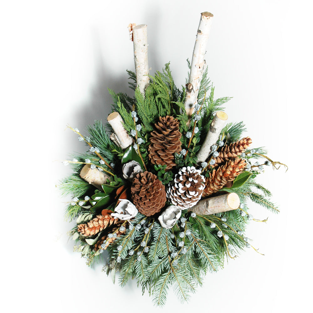 Urn - Birch and Cone*