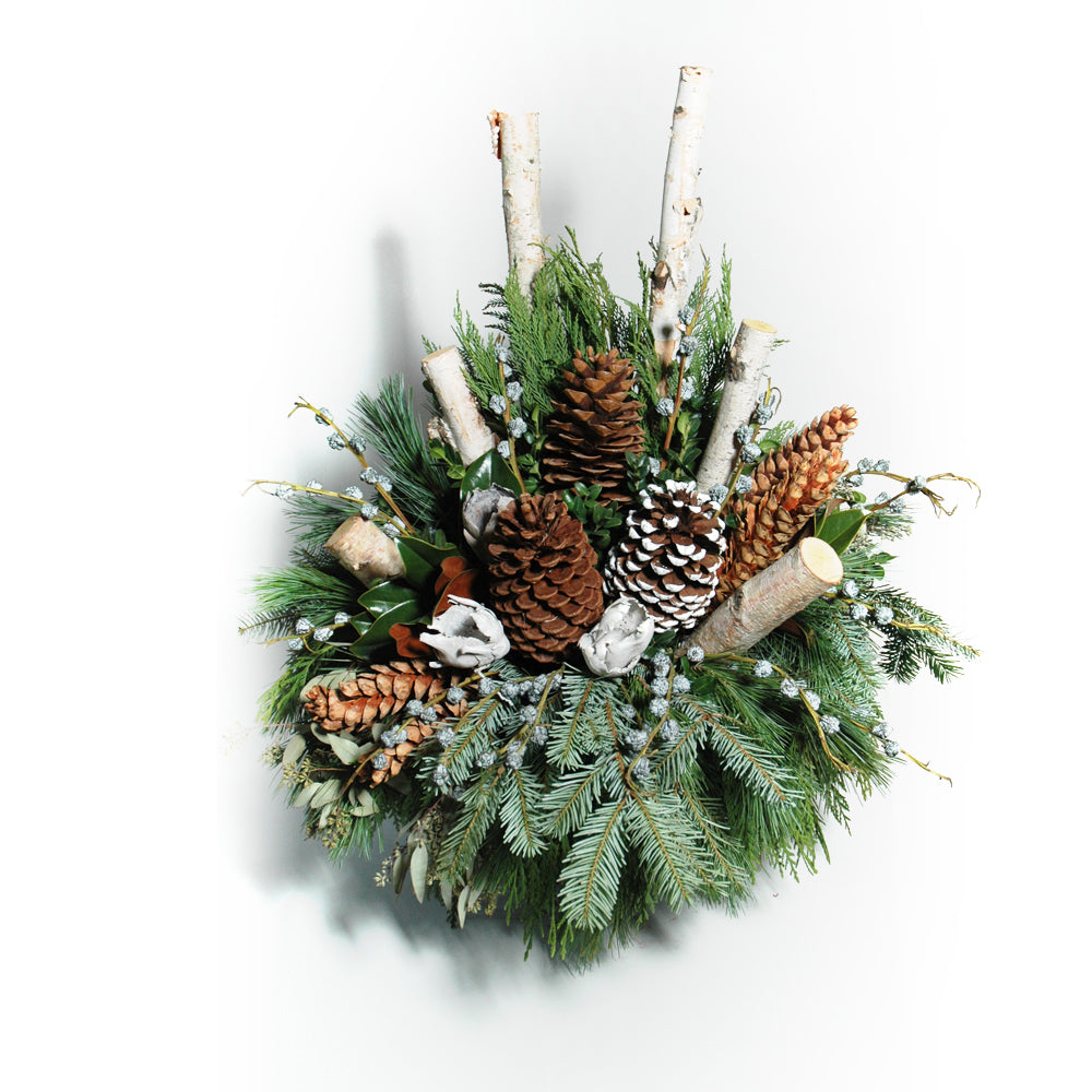 Urn - Birch and Cone*