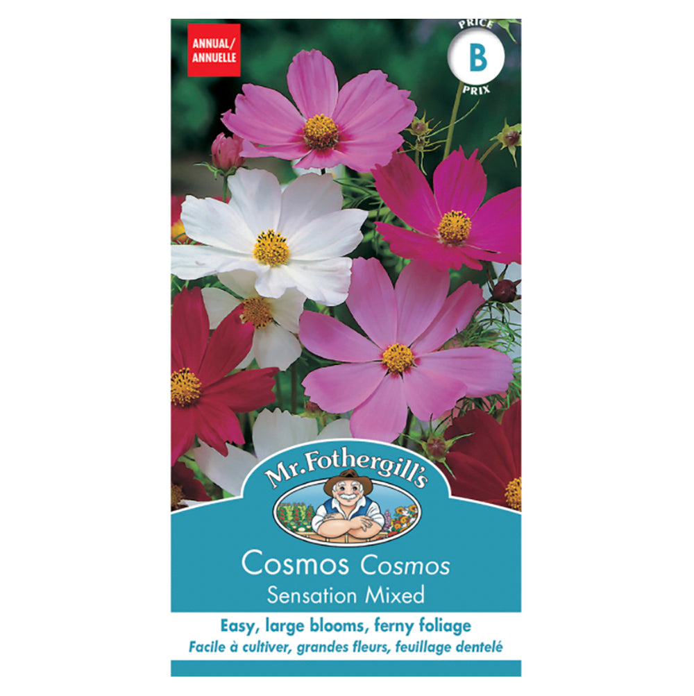 Cosmos 'Sensation Mixed' Seeds
