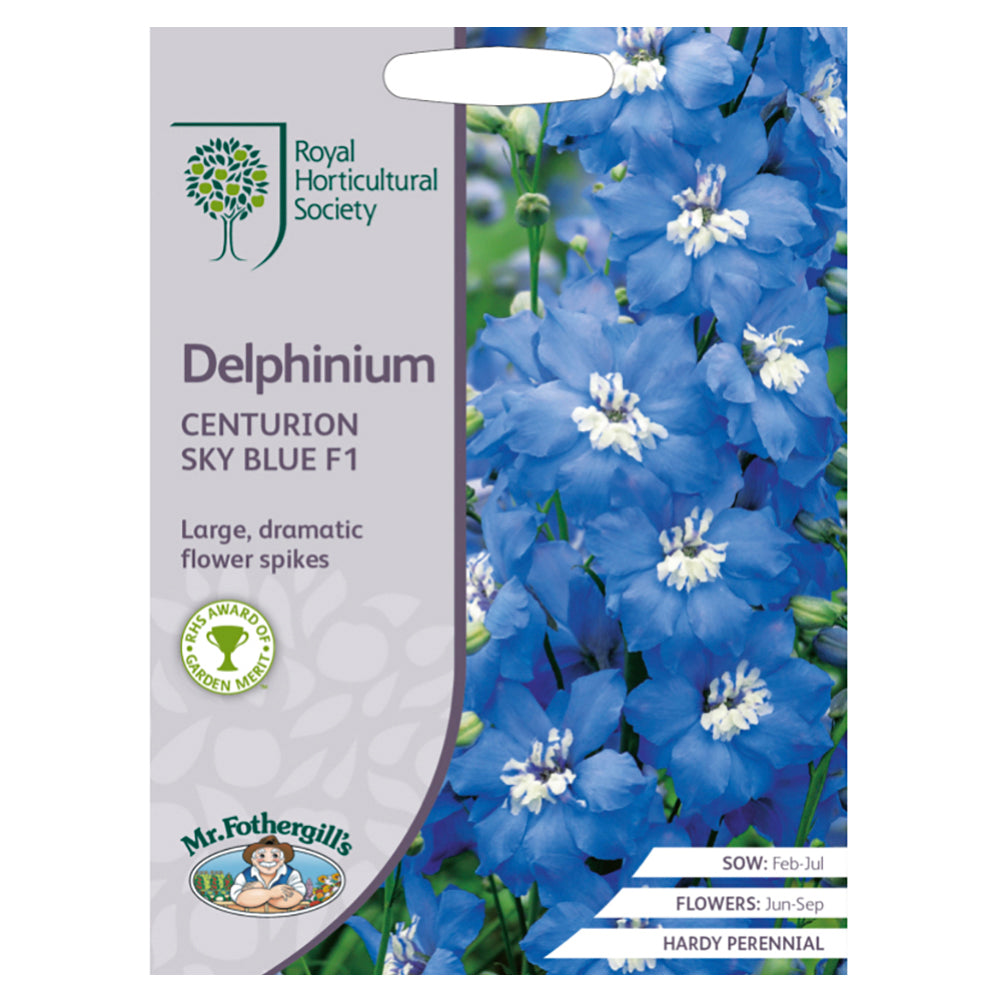 Delphinium 'Centurion Blue' Seeds (Past Expiration Date)