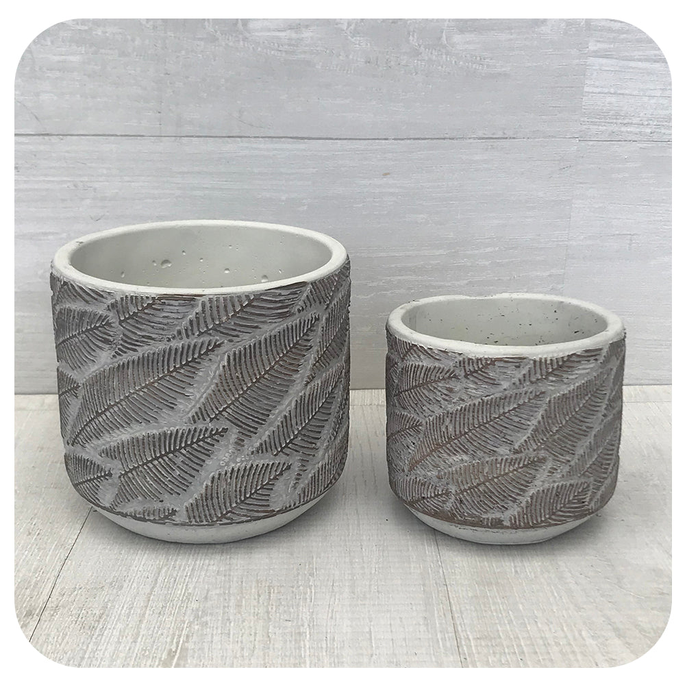Folia Cement Planter