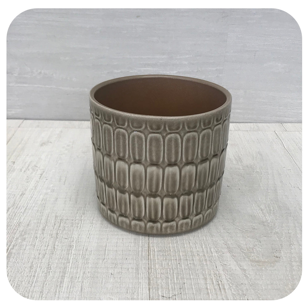 Glazed Patterned Pot