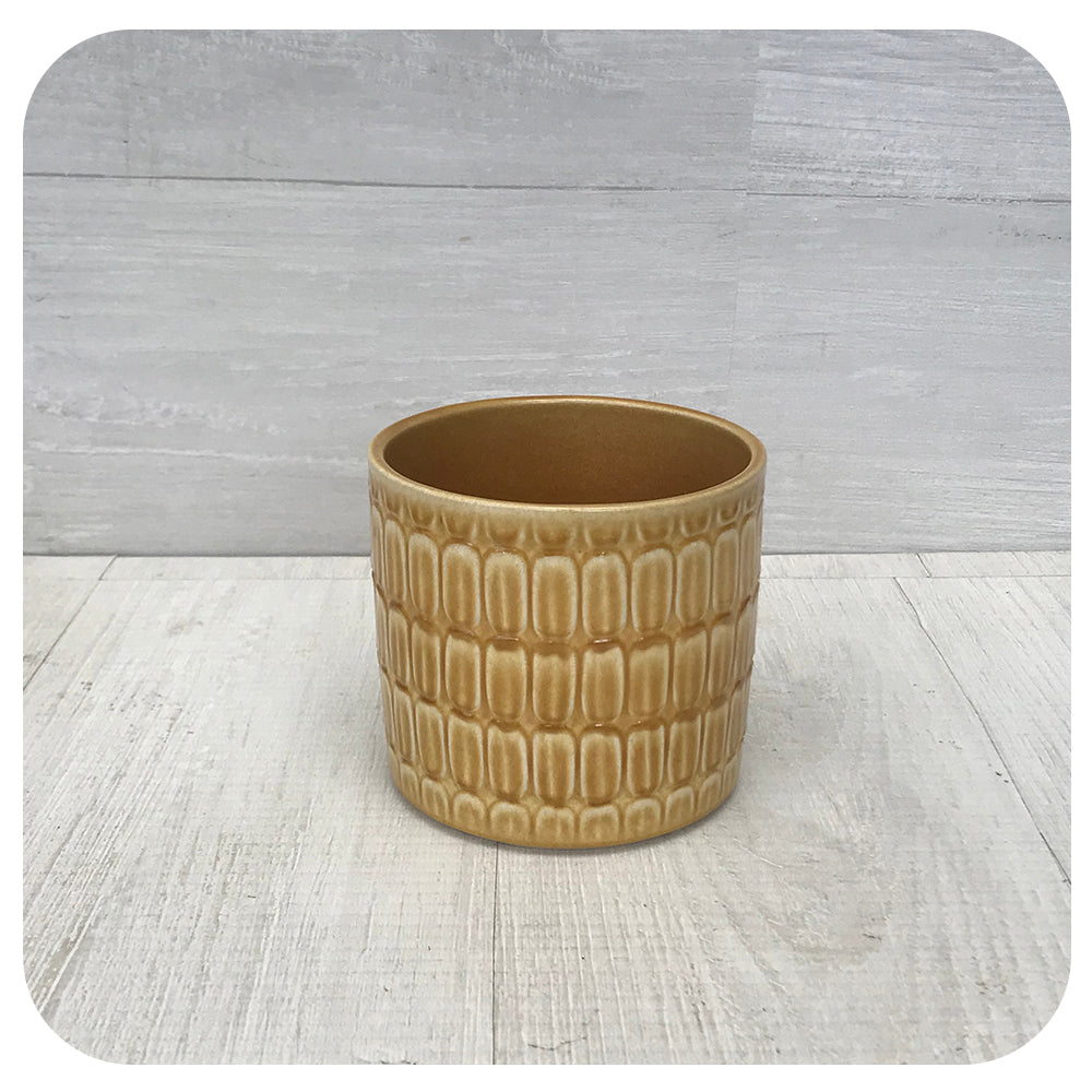 Glazed Patterned Pot