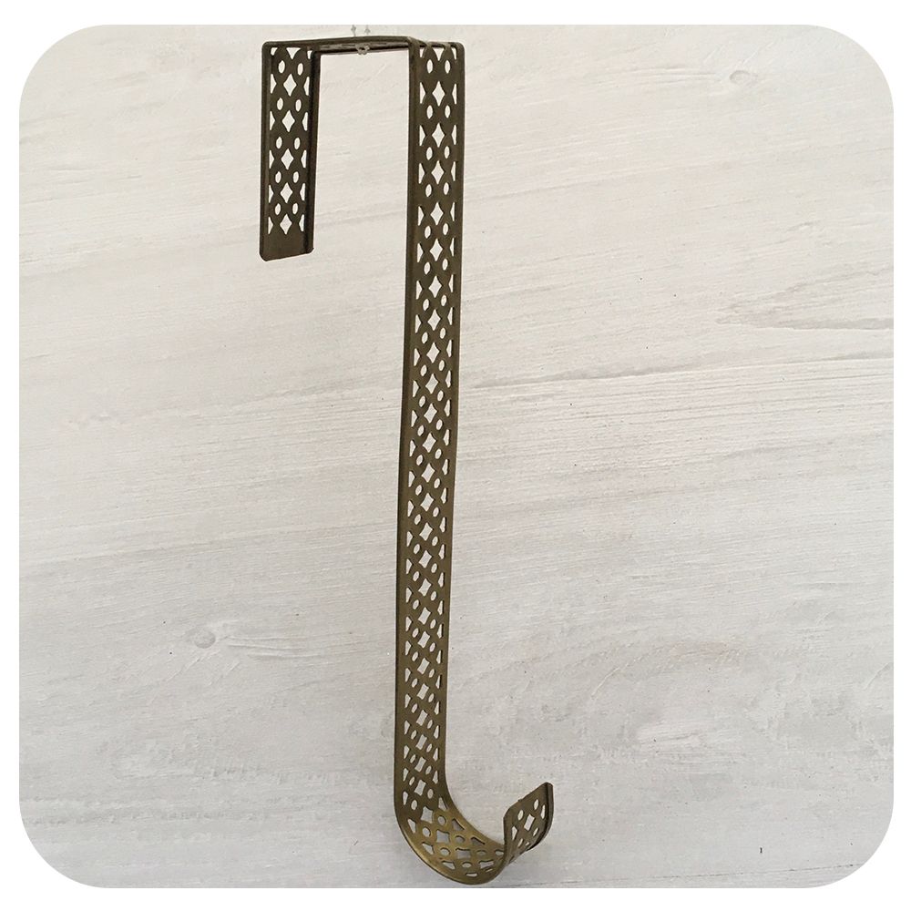 Antique Brass Wreath Hanger