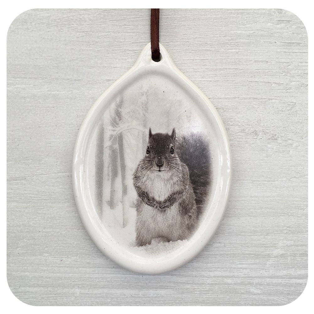 Porcelain Animal Portrait Ornament