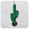 Bead and Sequin Cactus